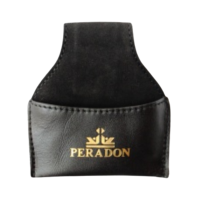 Kreidebeutel Leder Peradon schwarz